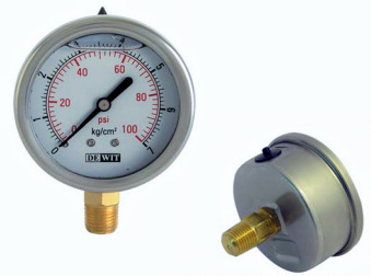GAUGE C/GLICERINA 2.5 X 1/4